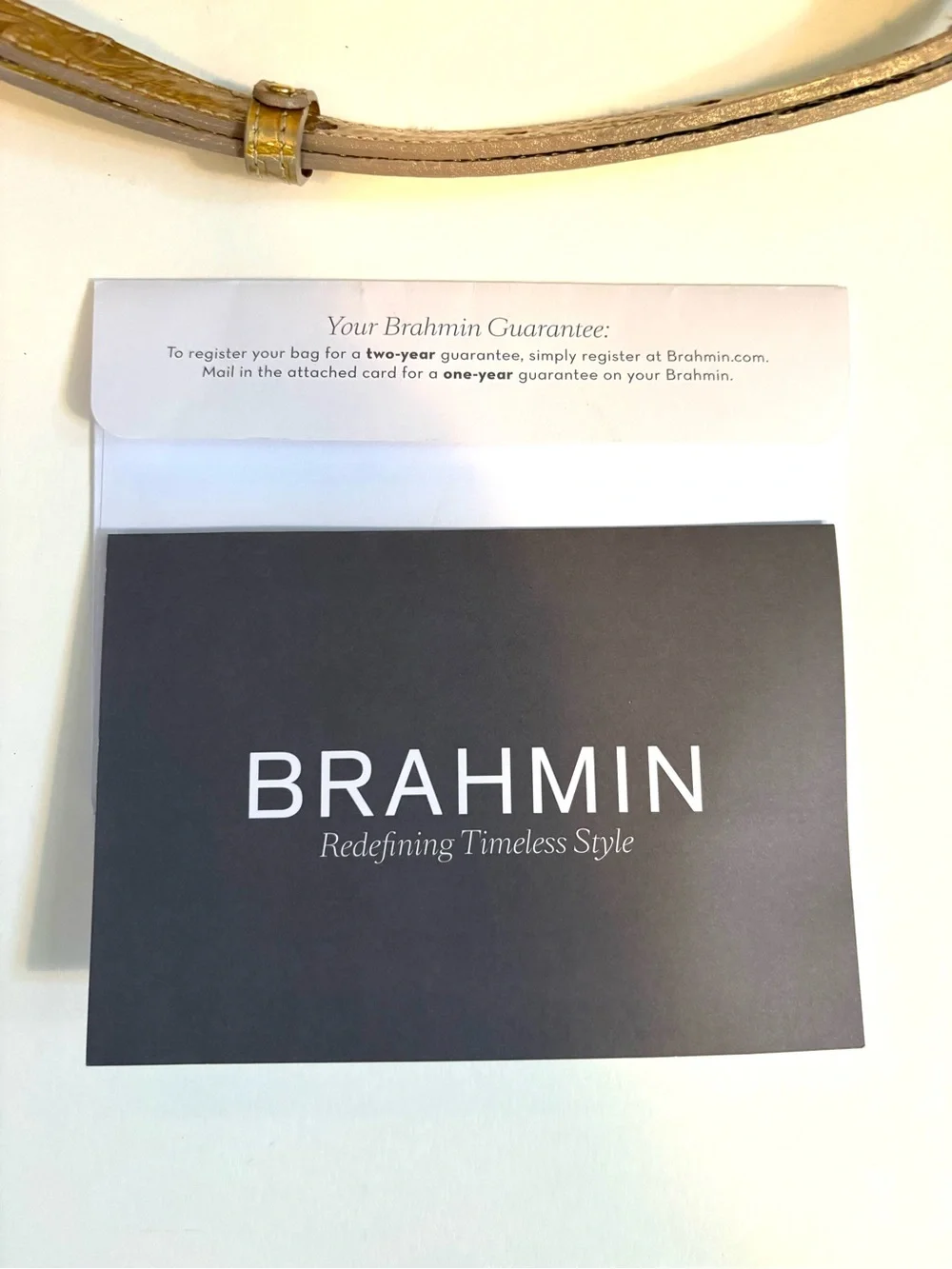Rare New Brahmin Croc Mini Arno Fizz Glossy Gold Tan NWT